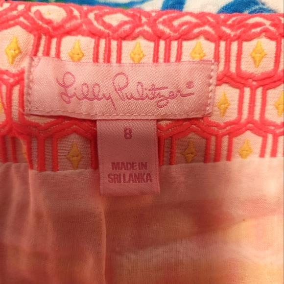 Lilly Pulitzer mini skirt, sz 8 - Picture 4 of 4